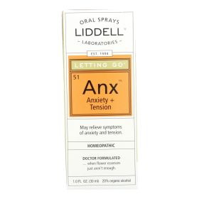 Liddell Homeopathic Letting Go Anxiety Spray - 1 Fl Oz