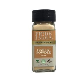 Pride of India ��� Garlic Fine Ground ��� Gourmet & Culinary Grade ��� Classic Seasoning to Pasta/Sauces/Dips/Bakes ��� Easy to Use ��� 3 Oz. Small Du (size: 3 oz)