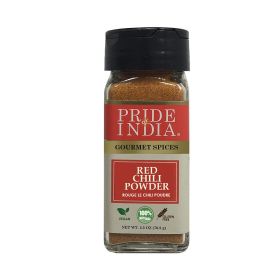 Pride of India ��� Red Chili Ground ��� Traditional Indian Spice ��� Ideal for Gourmet & Savory Dishes Dishes ��� GMO/Gluten Free ��� Easy to Use - 2. (size: 2.1 oz)