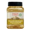 Pride of India ��� Yellow Mustard Ground ��� Gourmet Spice - Ideal for Pickles/Mustard Dressing/Sauces/ Hotdogs ��� Preservatives & Additives Free ���